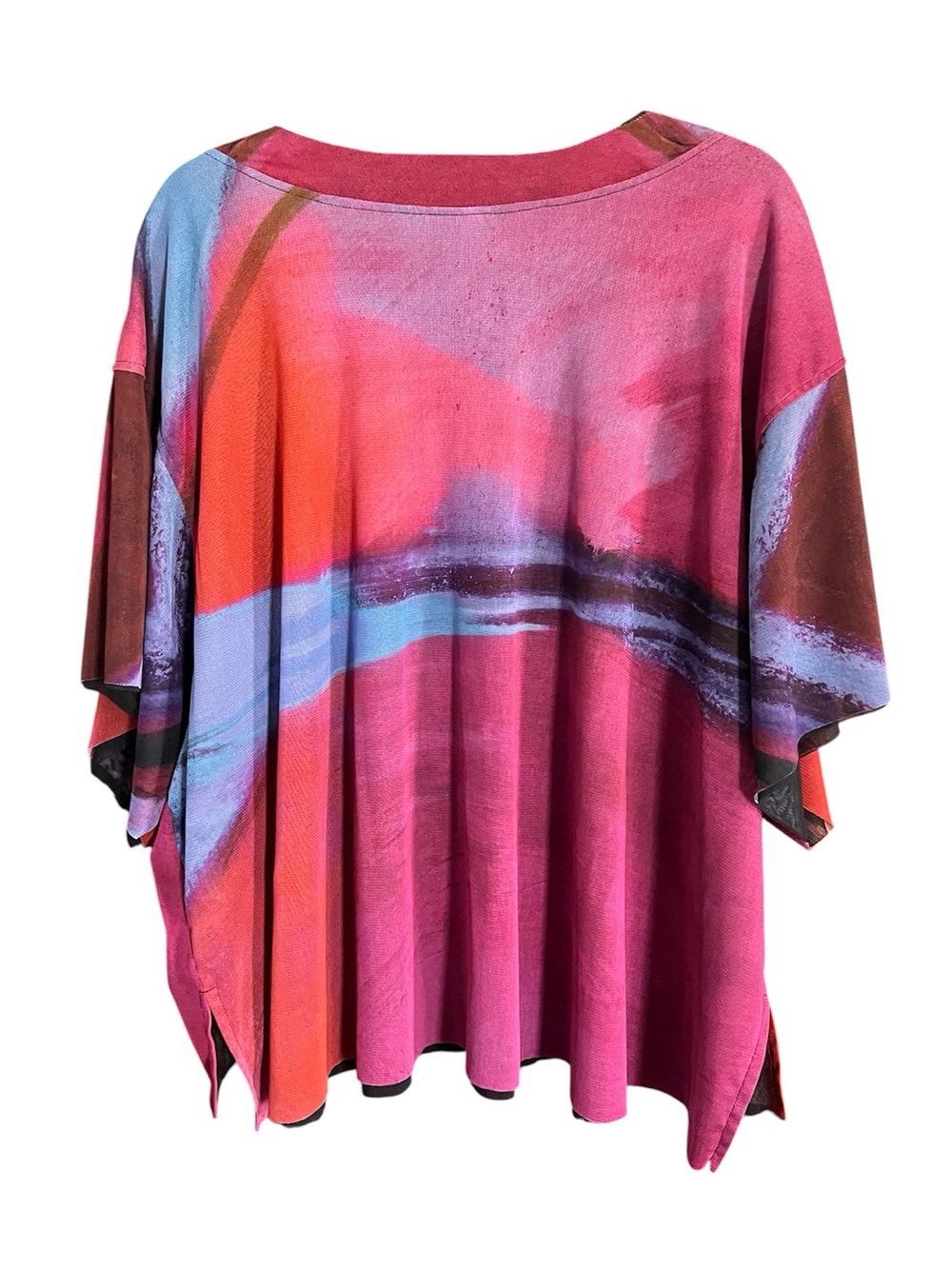 Lisa Bayne Women’s Sheer Art to Wear Top Size XS/S - Picture 2 of 8